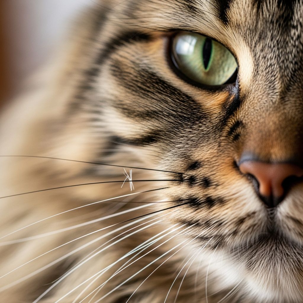 Discover the 5 vet-reviewed reasons your cat's whiskers are breaking, from normal wear to health issues, and when to see a vet.