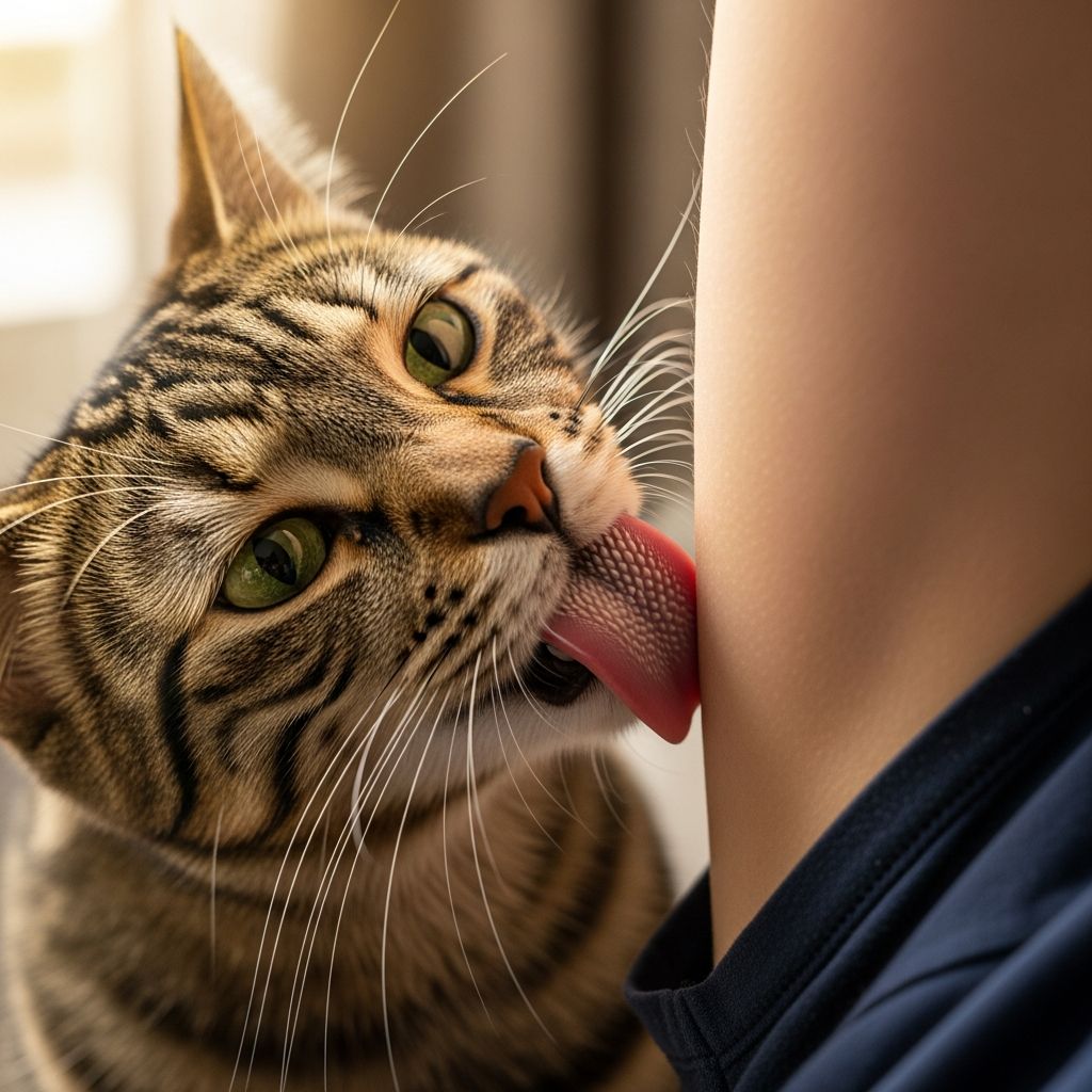 Why Does My Cat Lick My Armpits? The Science Explained Discover the surprising science behind your cat's armpit licking behavior and what it means.