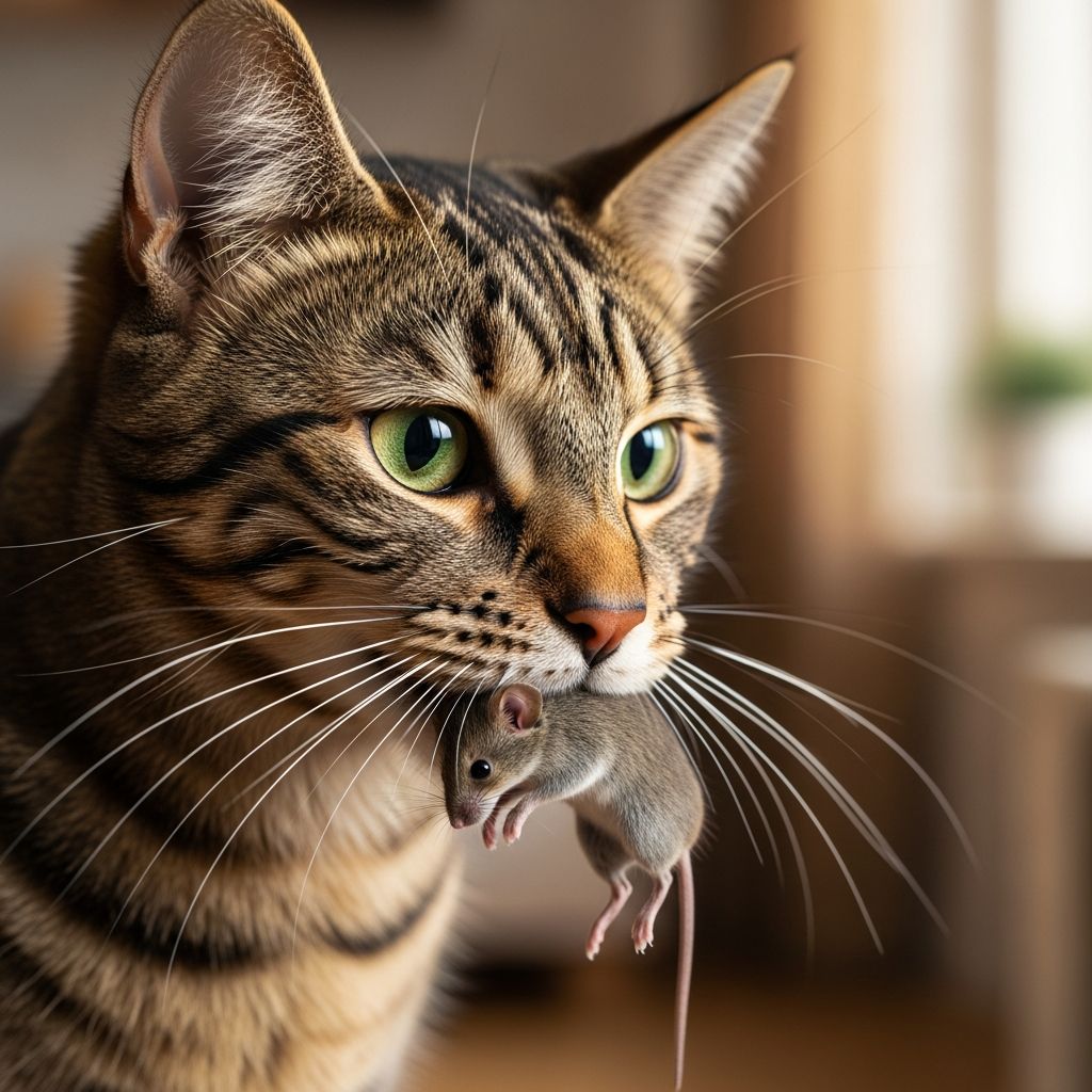 Why Cats Bring You Prey: 4 Hidden Instincts & 5 Safe Solutions Uncover the instinctual reasons behind your cat's gruesome gifts and how to handle them effectively.