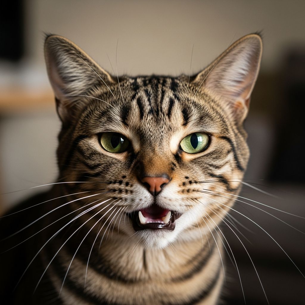 Uncover the hidden meanings behind your cat's growling, from territorial warnings to signs of pain, and learn how to respond effectively.