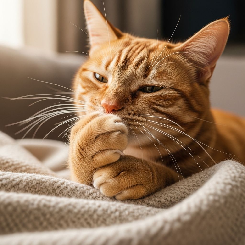 Why Cats Knead: What It Means And How To Respond Discover the instinctive reasons behind your cat's kneading habit, from kitten roots to adult affection and territory claims.