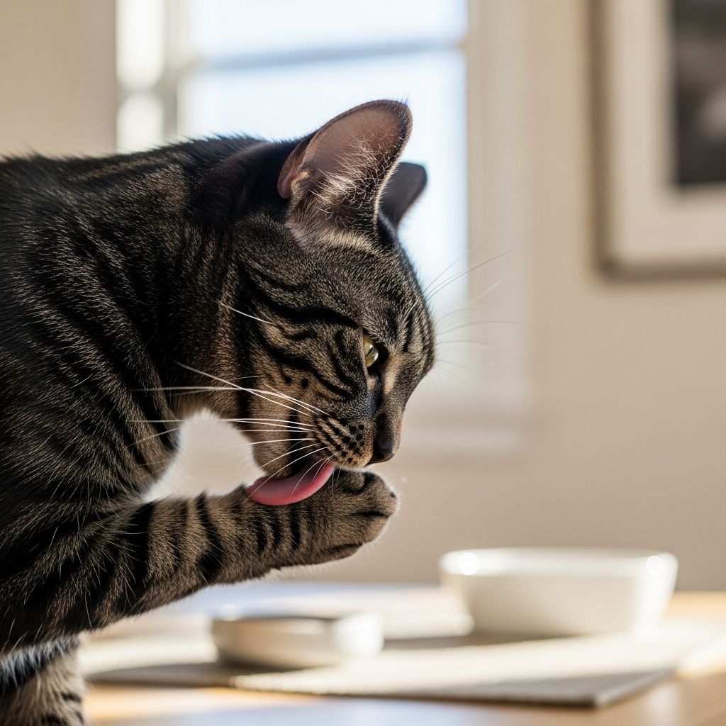 Why Cats Lick Paws After Meals: 3 Key Reasons Discover the intriguing reasons behind your cat's post-meal paw licking habit and when it signals a need for veterinary attention.