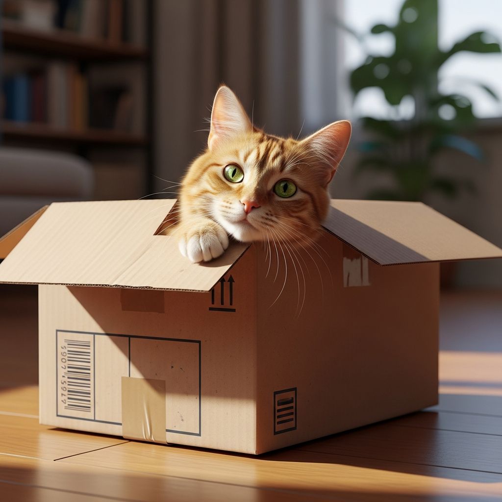Discover the surprising reasons your cat is obsessed with cardboard boxes and how to use them for enrichment.