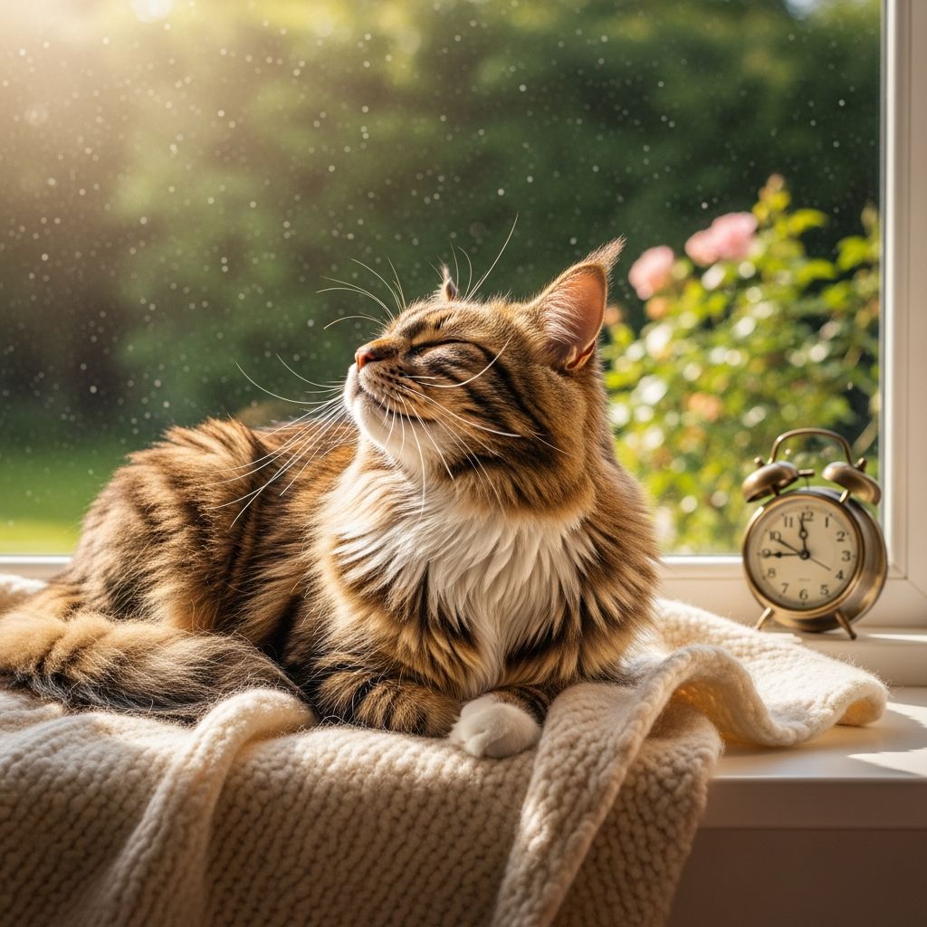 Discover the instincts and signals behind your cat's upright-head sleeping posture and when it might signal a need for vet care.
