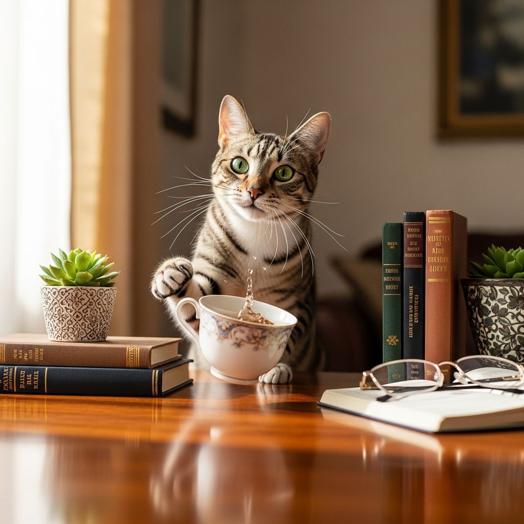 Why Cats Push Objects Off Surfaces: 5 Proven Ways To Stop It Discover the fascinating reasons behind your cat's habit of toppling items and learn effective strategies to manage this playful feline trait.