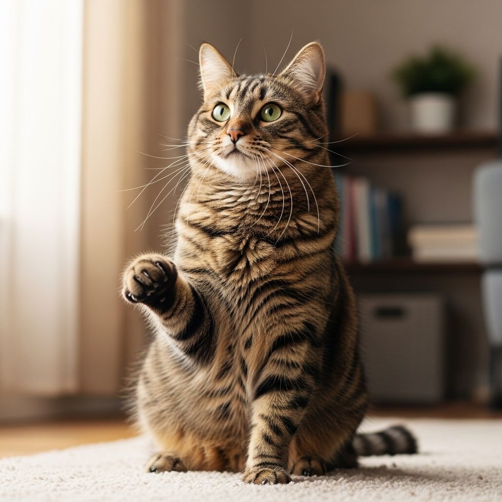 Undefined: Why Cats Raise One Paw While Sitting, Expert Guide Discover the surprising reasons behind your cat's quirky paw-raising habit and what it really means for their health and emotions.