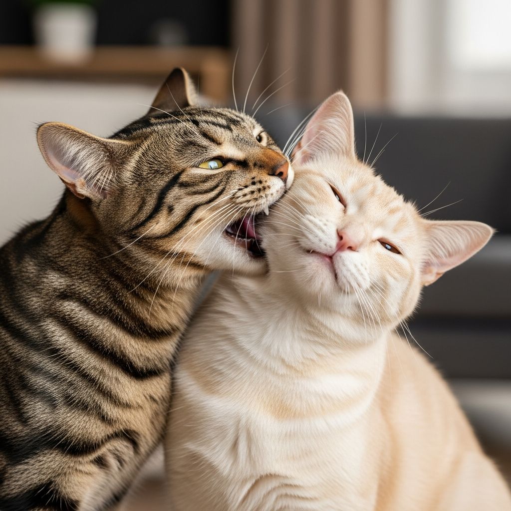 Uncover the fascinating reasons behind cats biting each other's necks, from play and mating to dominance and affection.