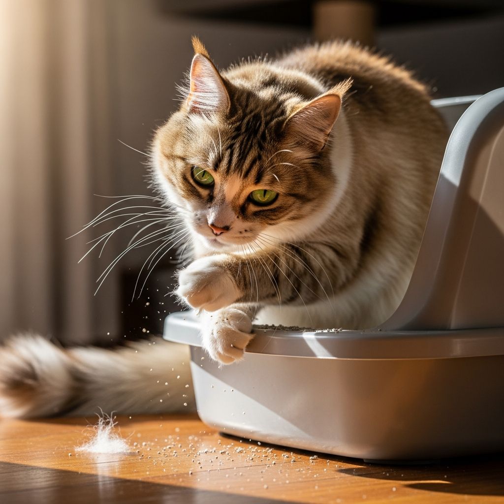 Why Do Cats Bury Their Poop? 3 Reasons And Training Tips Uncover the instinctual, survival, and hygiene reasons behind your cat's poop-burying habit and when to worry if they stop.
