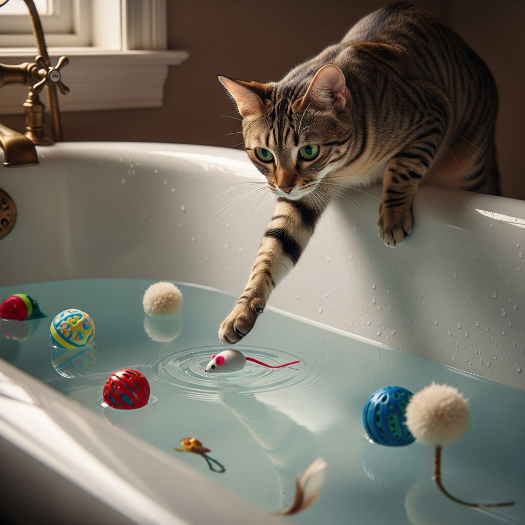 Why Do Cats Drop Toys In Water? 7 Expert Reasons Uncover the 7 intriguing reasons behind your cat's quirky habit of dunking toys in their water bowl and how to manage it.