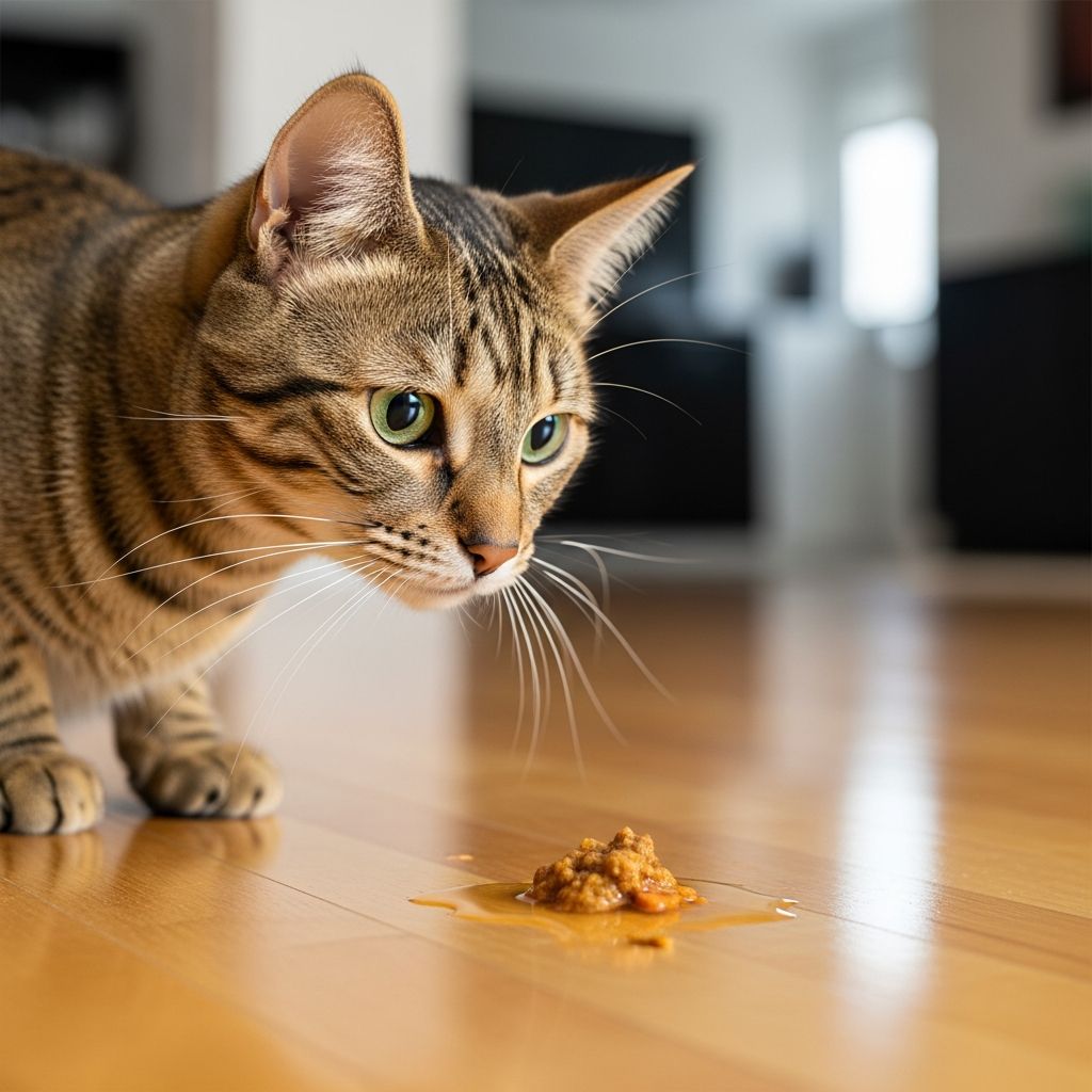 Uncover the surprising reasons behind cats eating their vomit, from instinctual behaviors to potential health concerns.