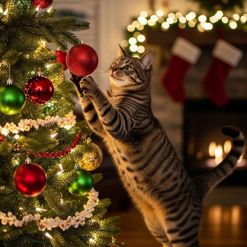 Why Do Cats Like Christmas Trees: Expert Safety Guide Uncover the instincts behind your cat's obsession with the holiday tree and expert tips to keep them safe this season.