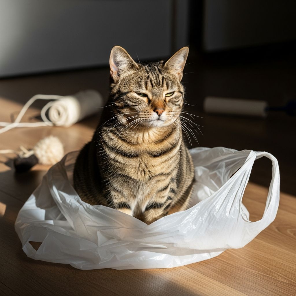 Why Do Cats Like to Sit on Plastic Bags? Unravel the mysterious reasons behind your cat's obsession with sitting on plastic bags and how to keep them safe.