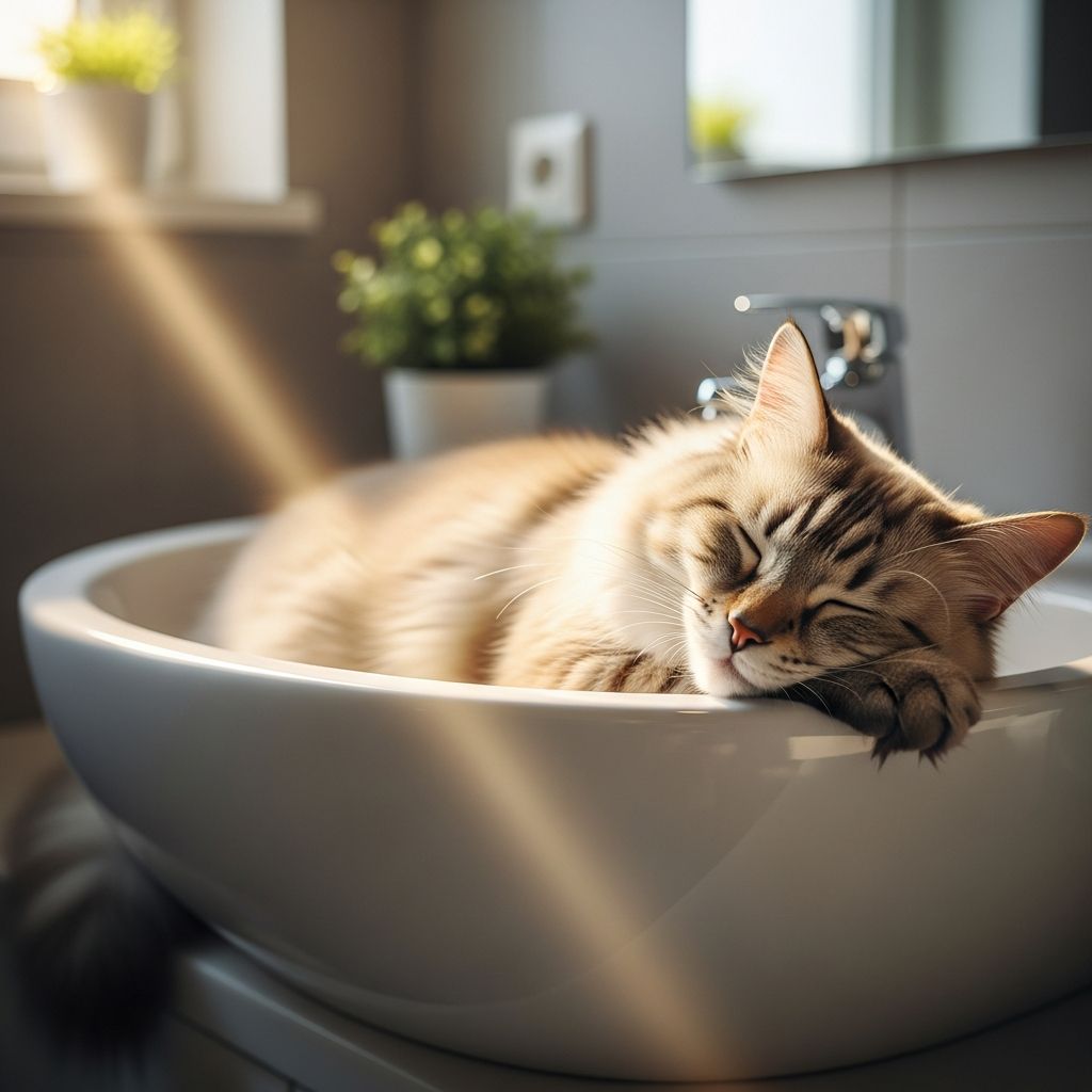 Why Do Cats Like To Sleep In Sinks: 9 Surprising Reasons Uncover the top reasons cats adore curling up in bathroom and kitchen sinks for naps and rest.