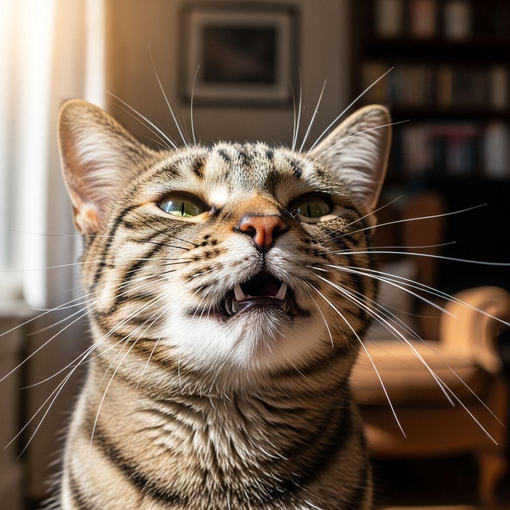 Why Do Cats Open Their Mouths When They Smell? Discover the fascinating flehmen response and why your cat makes that funny 'stink face'.