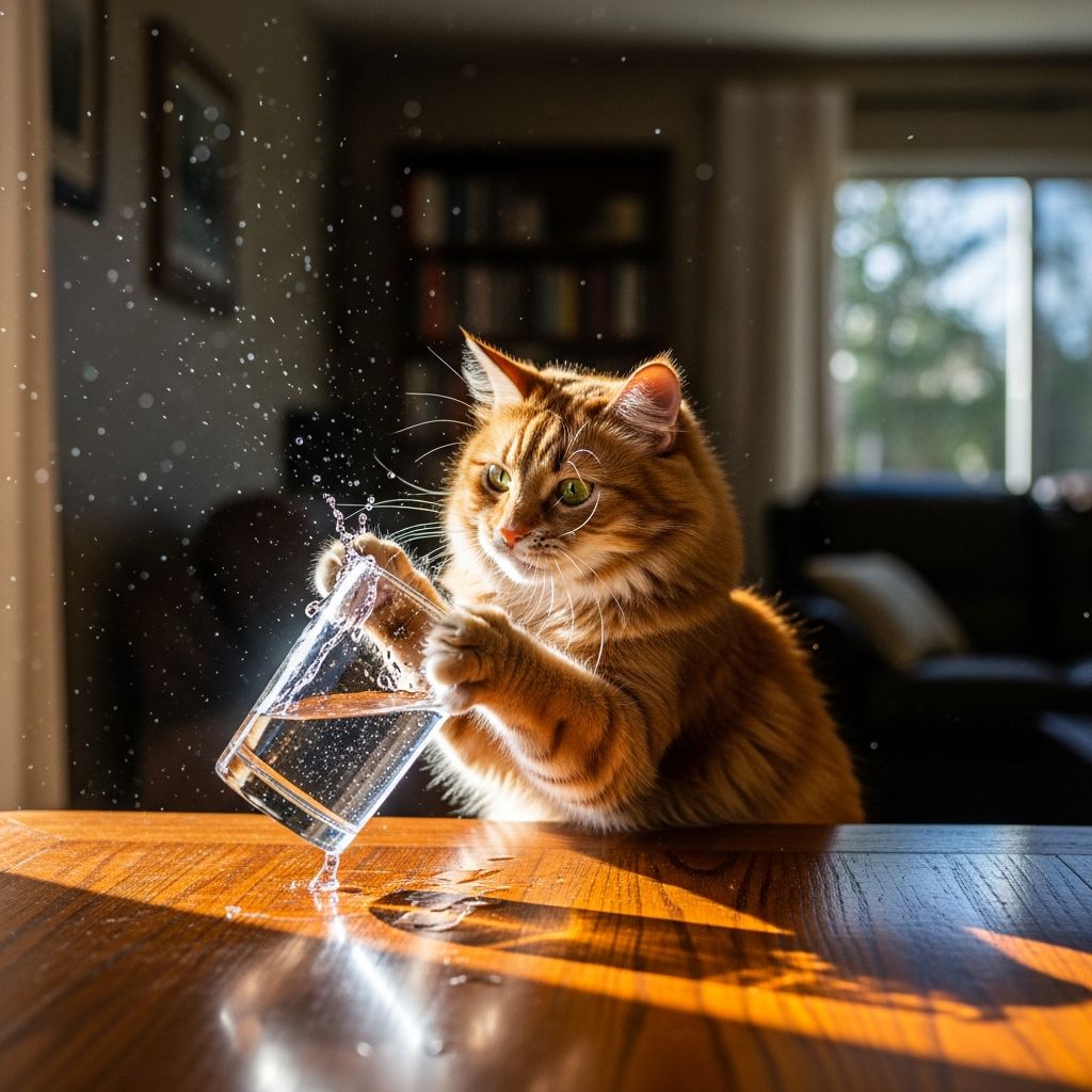 Why Do Cats Push Stuff Over? 5 Reasons And How To Stop It Uncover the real reasons behind your cat's table-toppling habits and discover effective ways to curb this frustrating feline behavior.