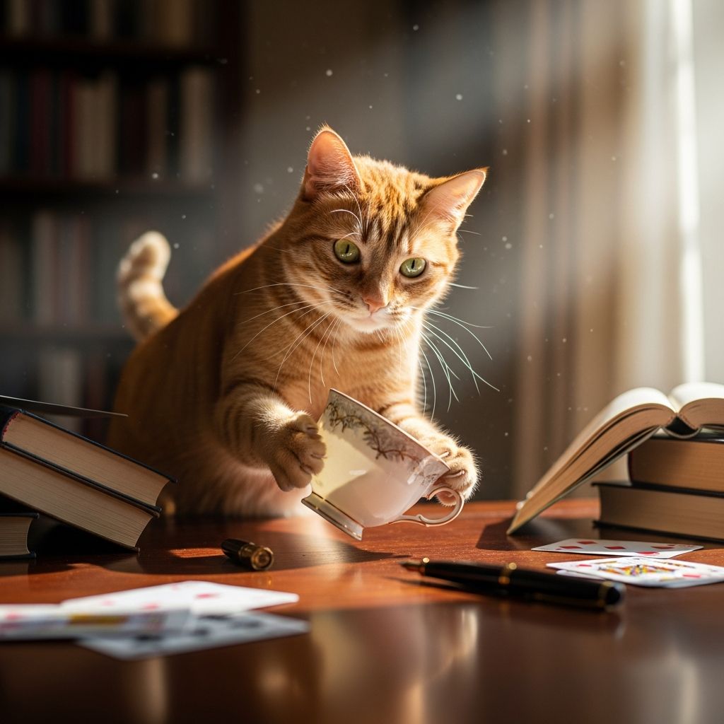 Why Do Cats Push Stuff Over? 5 Proven Ways To Stop It Uncover the real reasons behind your cat's table-toppling antics and discover effective ways to curb this frustrating habit.