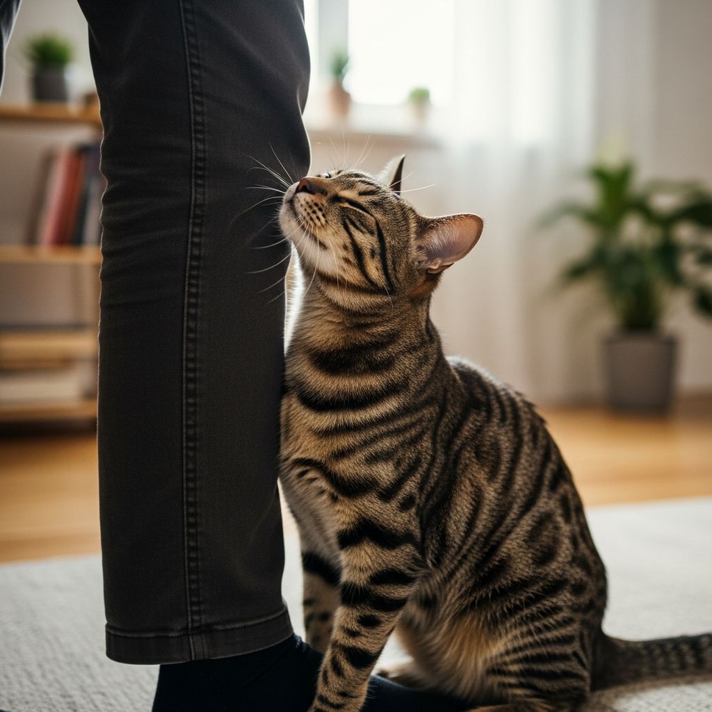 Why Do Cats Rub Against Your Legs? 5 Key Reasons Discover the fascinating reasons behind your cat's leg-rubbing habit, from scent marking to pure affection.