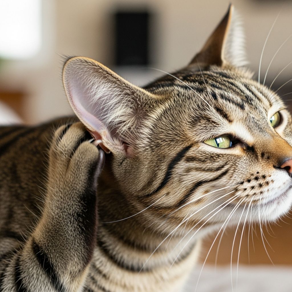 Discover why your cat scratches their ears and when it's time to visit the vet.
