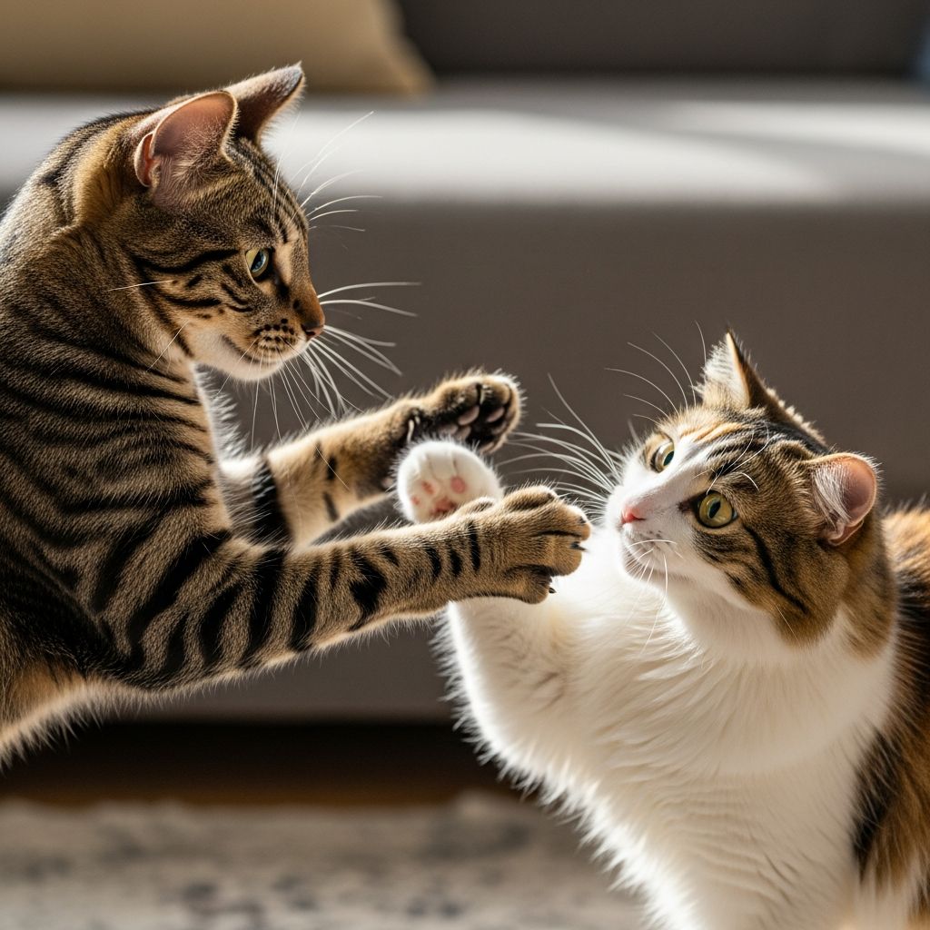 Uncover the 9 vet-reviewed reasons behind your cat's slapping and swatting habits, plus expert tips to manage this common feline behavior.