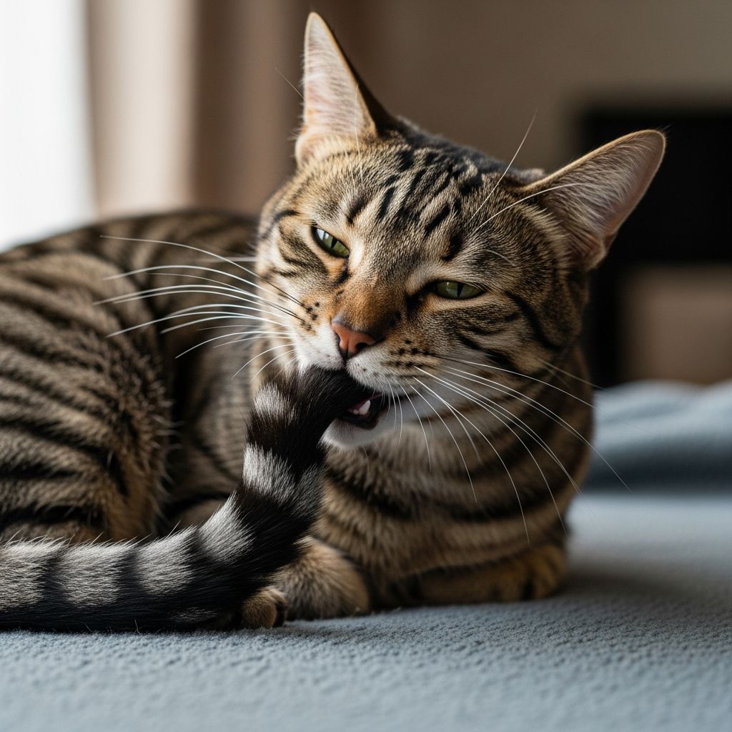 Discover 7 vet-reviewed reasons why cats suck their tails, from playful instincts to signs of stress or health issues.