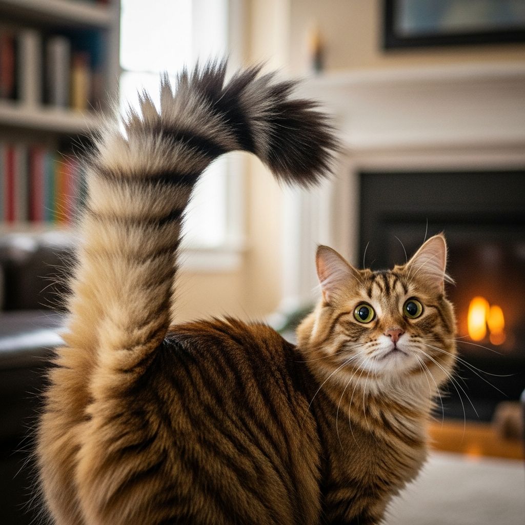 Why Do Cats’ Tails Puff Up? 5 Common Triggers And Meanings Discover the reasons behind your cat's puffed-up tail, from fear and aggression to playfulness and cold weather.