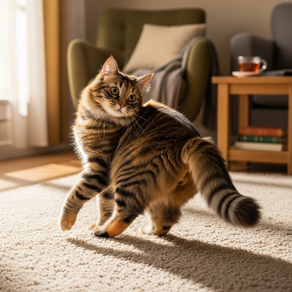 Uncover the fascinating reasons behind your cat's circling ritual before naps, from ancient instincts to modern comforts.
