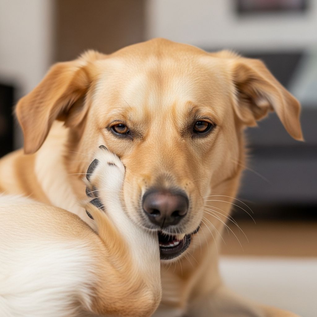 Discover the hidden reasons behind your dog's self-biting habits and learn effective ways to stop this distressing behavior for good.