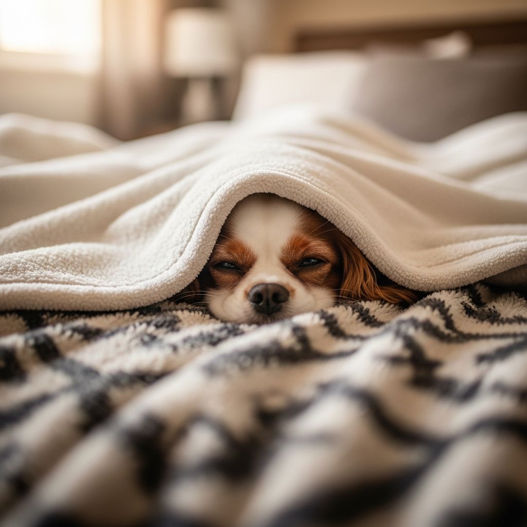 Discover the instinctual reasons behind your dog's love for burrowing under blankets, from seeking warmth and security to breed-specific traits.