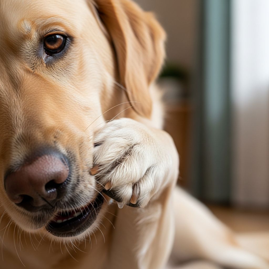 Discover the common causes behind your dog's paw chewing habit and learn effective ways to stop it for healthier paws.