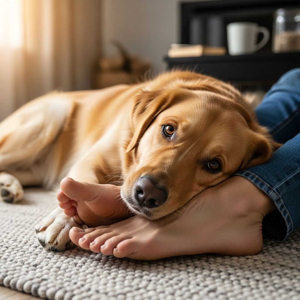 Why Do Dogs Lie On Your Feet? 6 Reasons And What It Means Uncover the heartwarming reasons behind your dog's habit of lying on your feet, from pack instincts to pure affection.