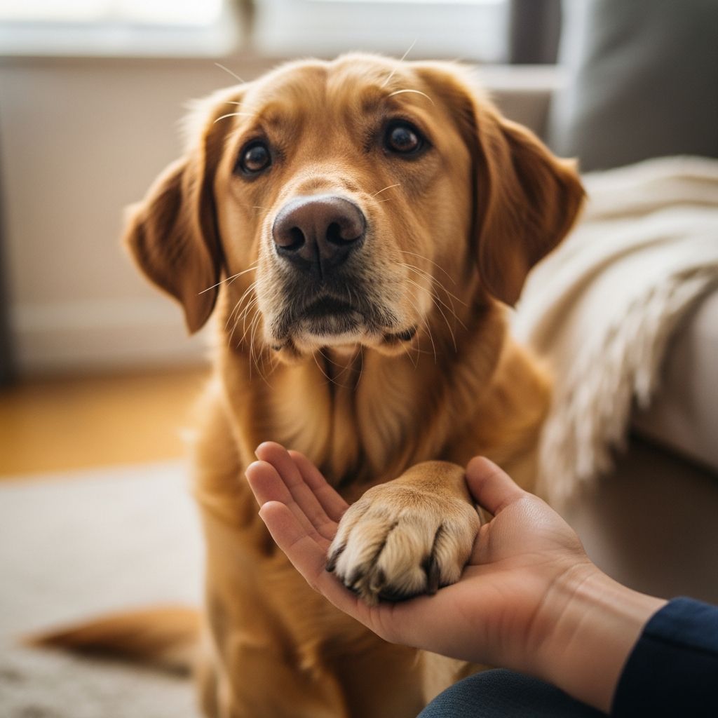Why Do Dogs Put Their Paw On You? 8 Reasons And How To Respond Uncover the 8 heartfelt reasons your dog places a paw on you, from seeking love to signaling needs.
