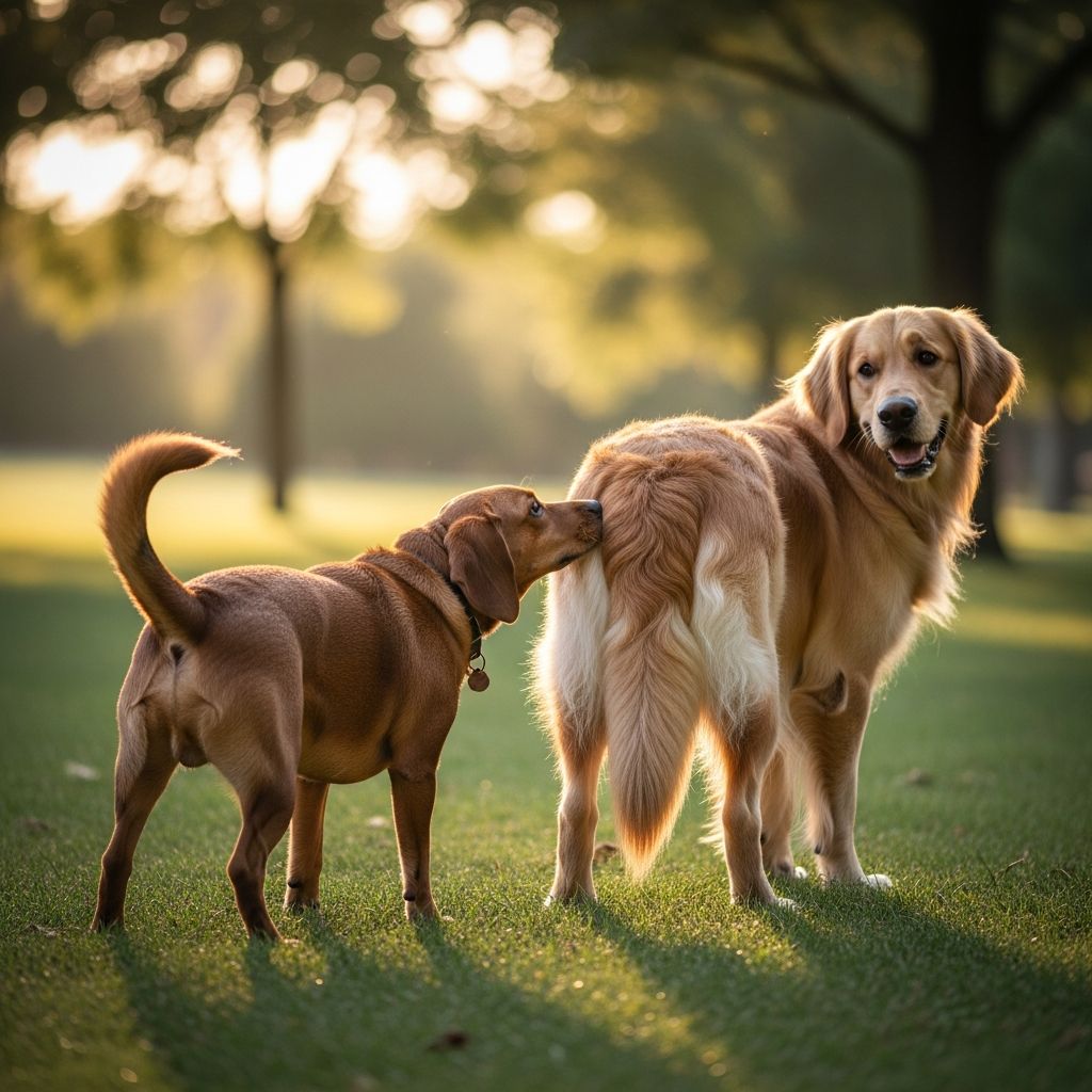 Uncover the science behind dogs' butt-sniffing habit: from powerful olfaction to social greetings and health insights.