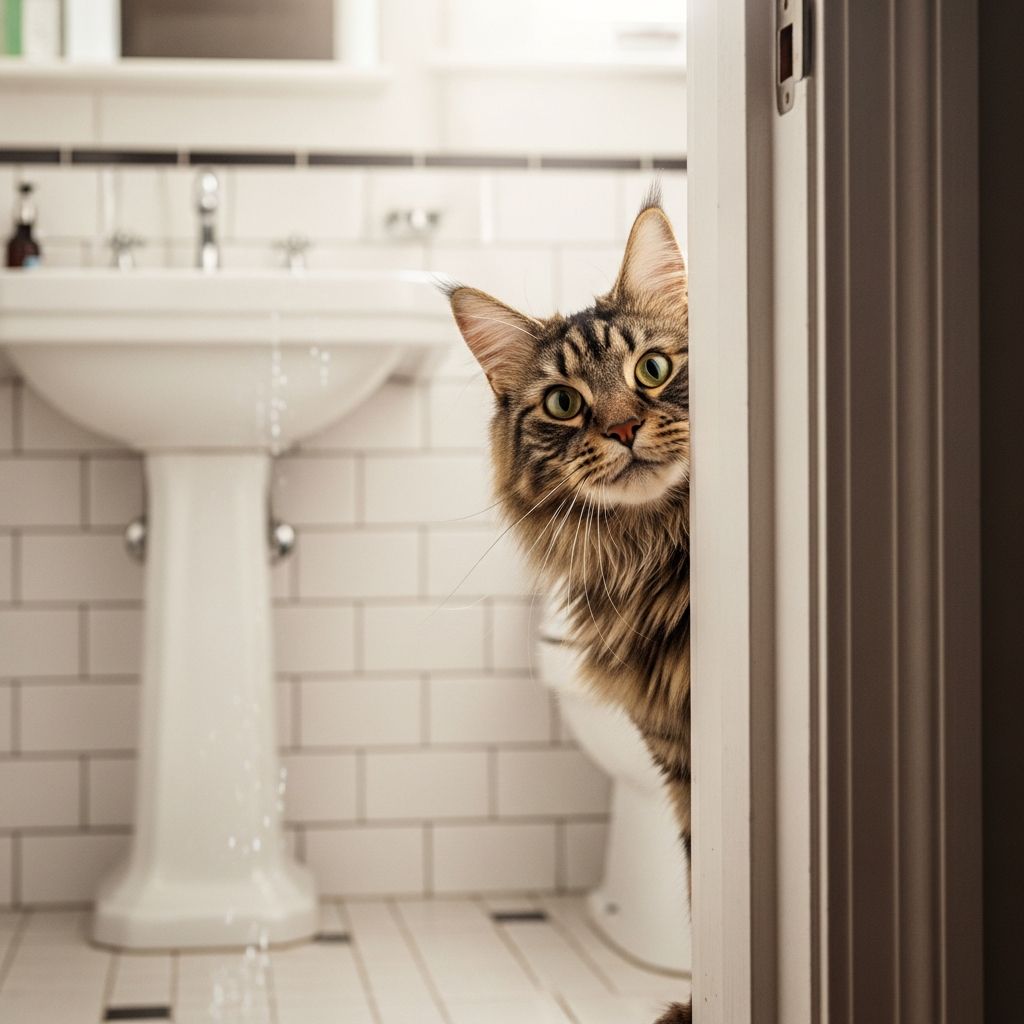 Why Does My Cat Follow Me to the Bathroom? Vet Answer Discover the surprising reasons your cat insists on joining you in the bathroom, from love and curiosity to potential health concerns—vet explained.