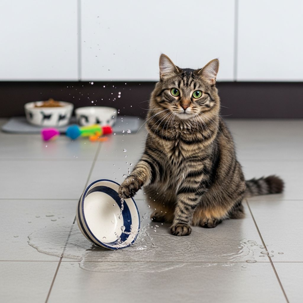 Discover the 4 vet-verified reasons why your cat moves their water bowl and when to call the vet.