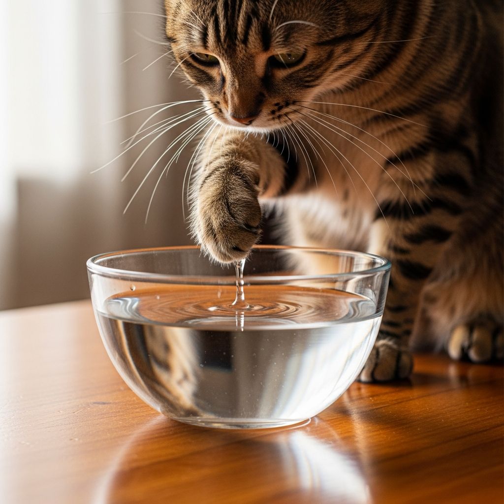 Why Does My Cat Paw at Her Water Bowl? 8 Vet-Reviewed Reasons Discover 8 vet-reviewed reasons why your cat paws at her water bowl, from instinctual behaviors to health concerns, and how to address them.