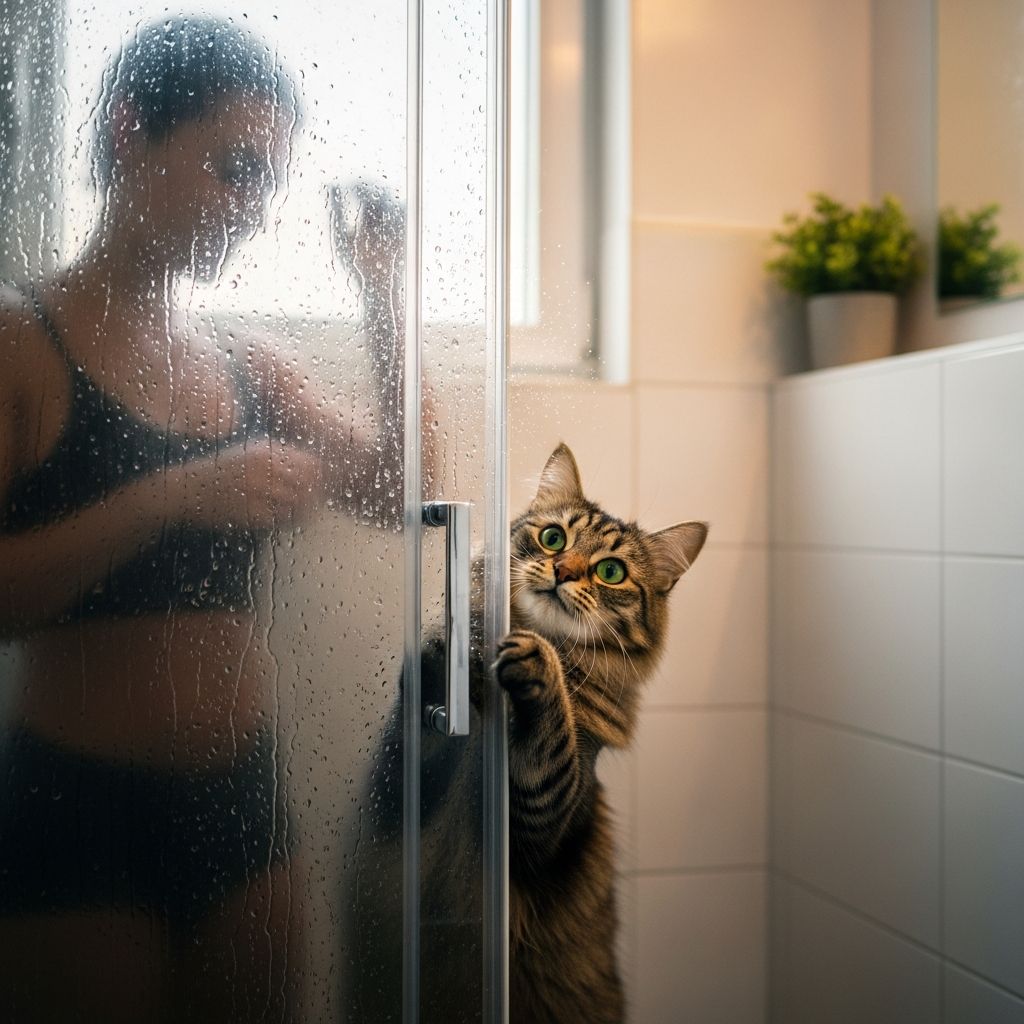 Why Does My Cat Watch Me Shower? A Comprehensive Guide Uncover the intriguing reasons behind your cat's fascination with watching you shower, from curiosity to bonding and warmth.