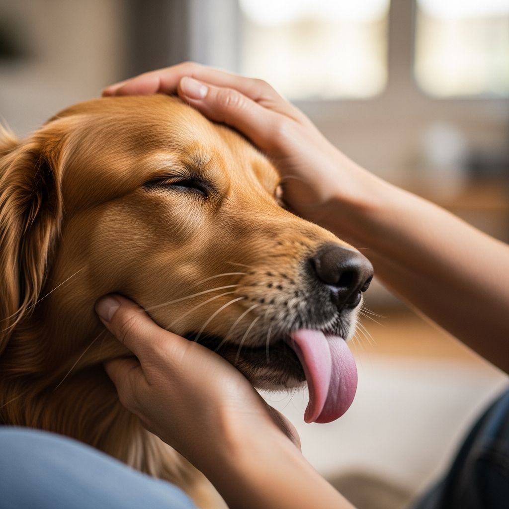 Uncover the reasons behind your dog's licking during petting, from affection to health signals.