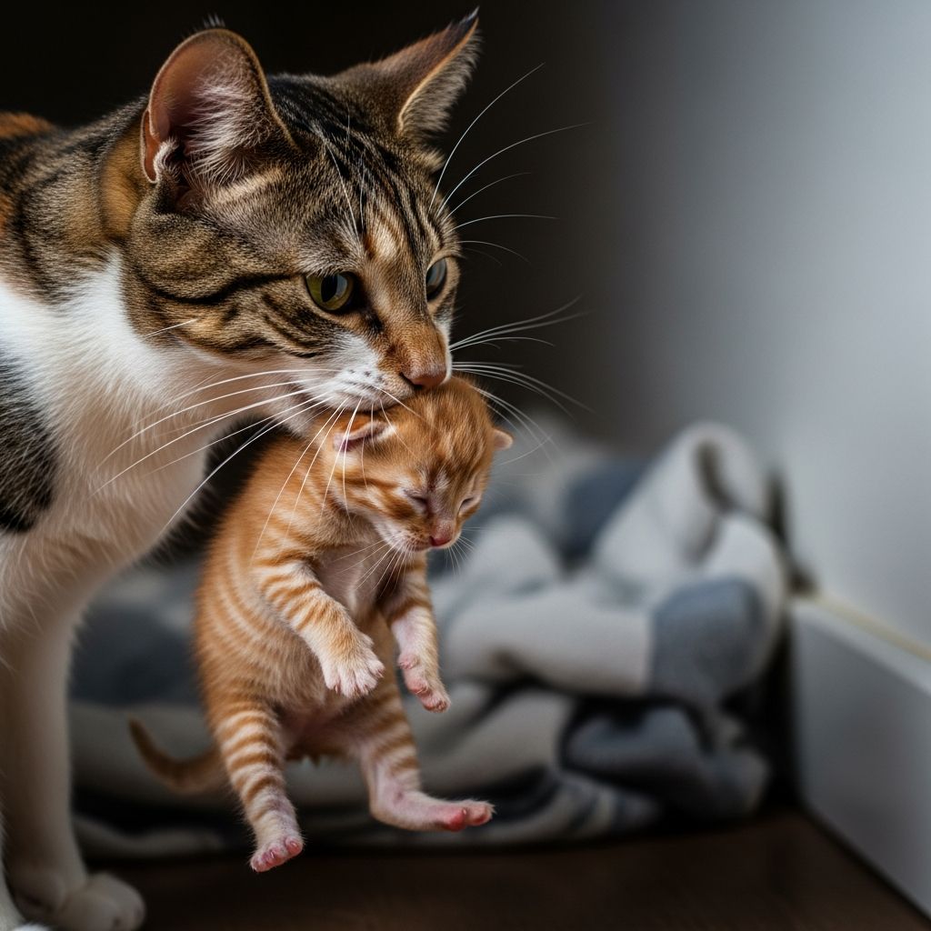 Why Does Mother Cat Move Only One Kitten? Uncover the reasons behind a mother cat's instinct to relocate just one kitten and learn how to respond effectively.