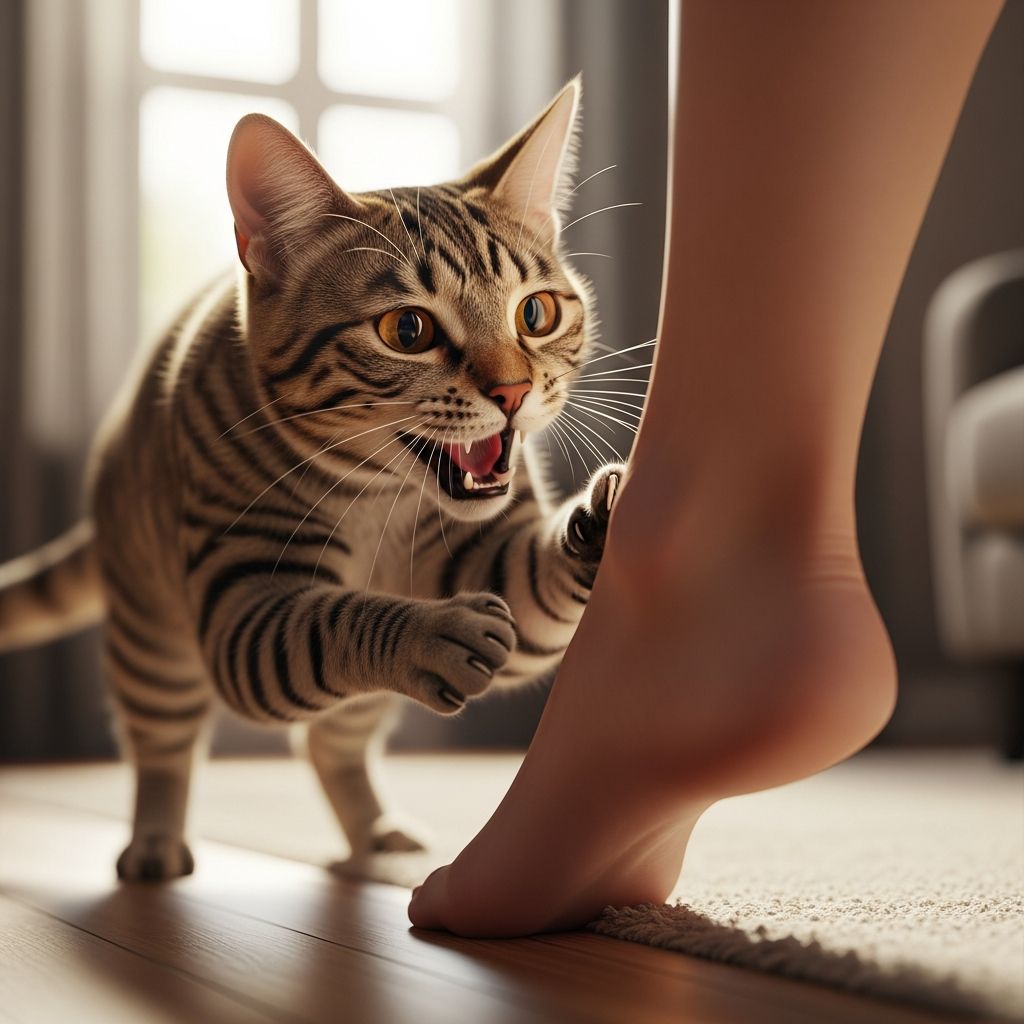 Discover the reasons behind your cat's ankle-biting habit and learn effective strategies to stop it for a harmonious home.