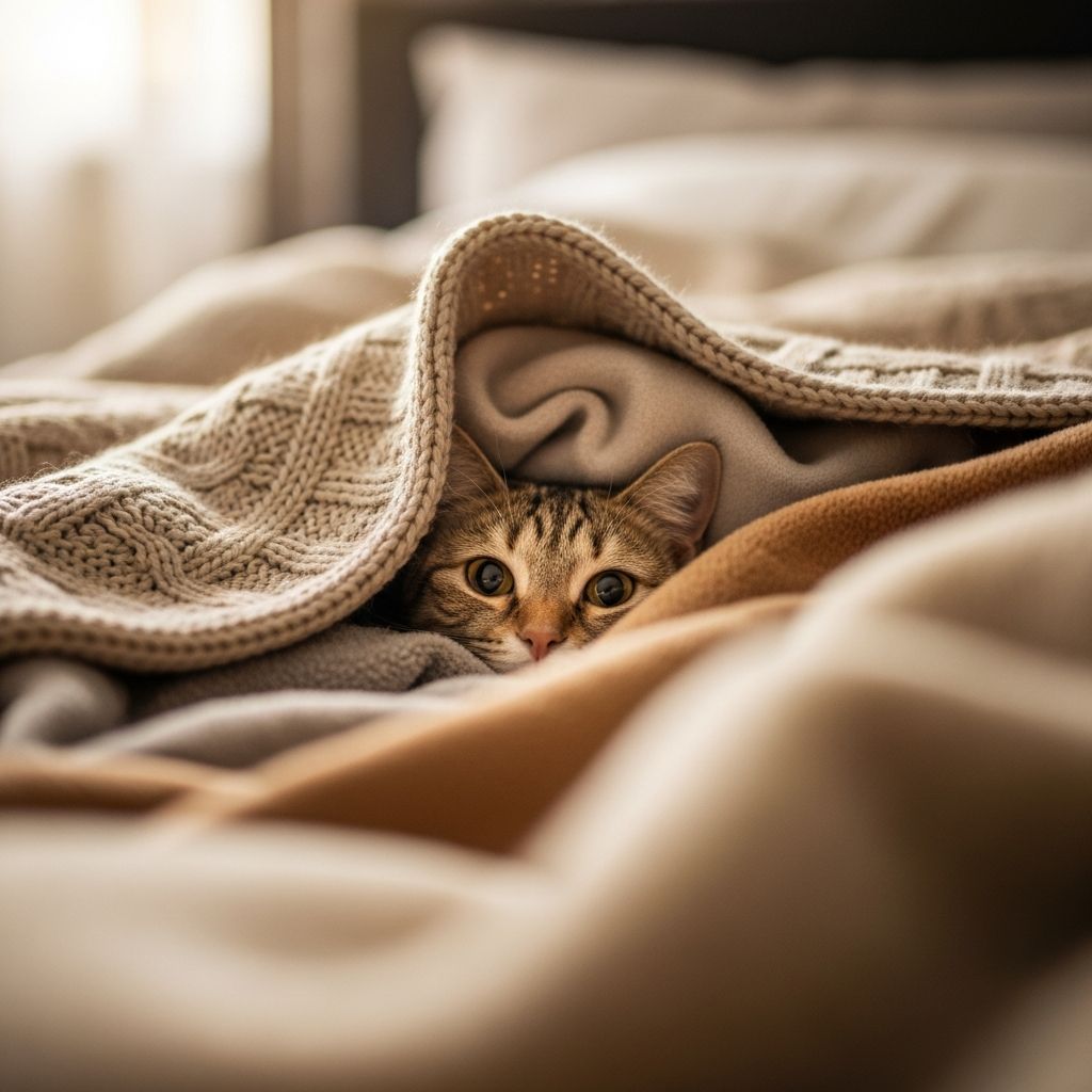 Why Does My Cat Burrow Under Blankets: 5 Reasons, Safety Tips Discover the fascinating reasons behind your cat's love for burrowing under blankets and how to encourage this cozy habit safely.