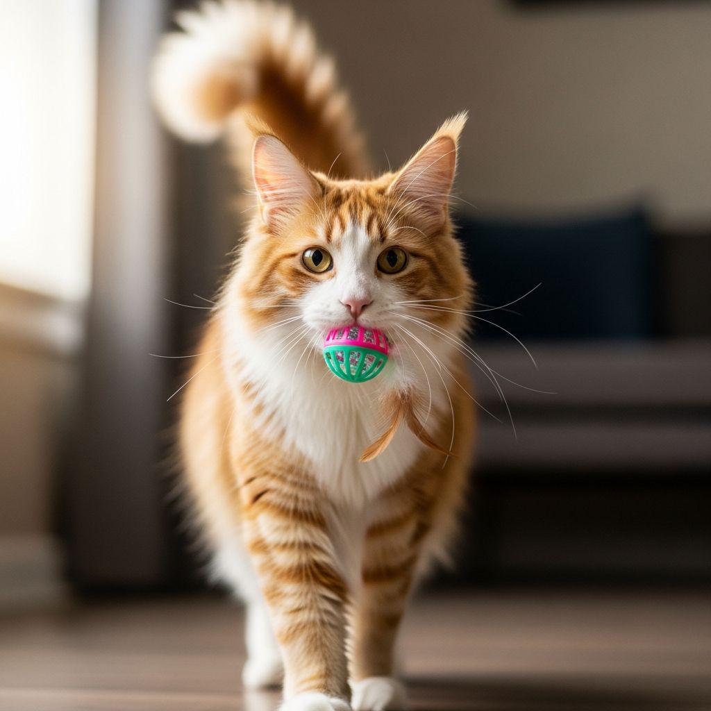 Why Does My Cat Carry A Toy And Meow: 4 Reasons Uncover the fascinating reasons behind your cat's quirky habit of carrying toys and meowing, from hunting instincts to cries for attention.