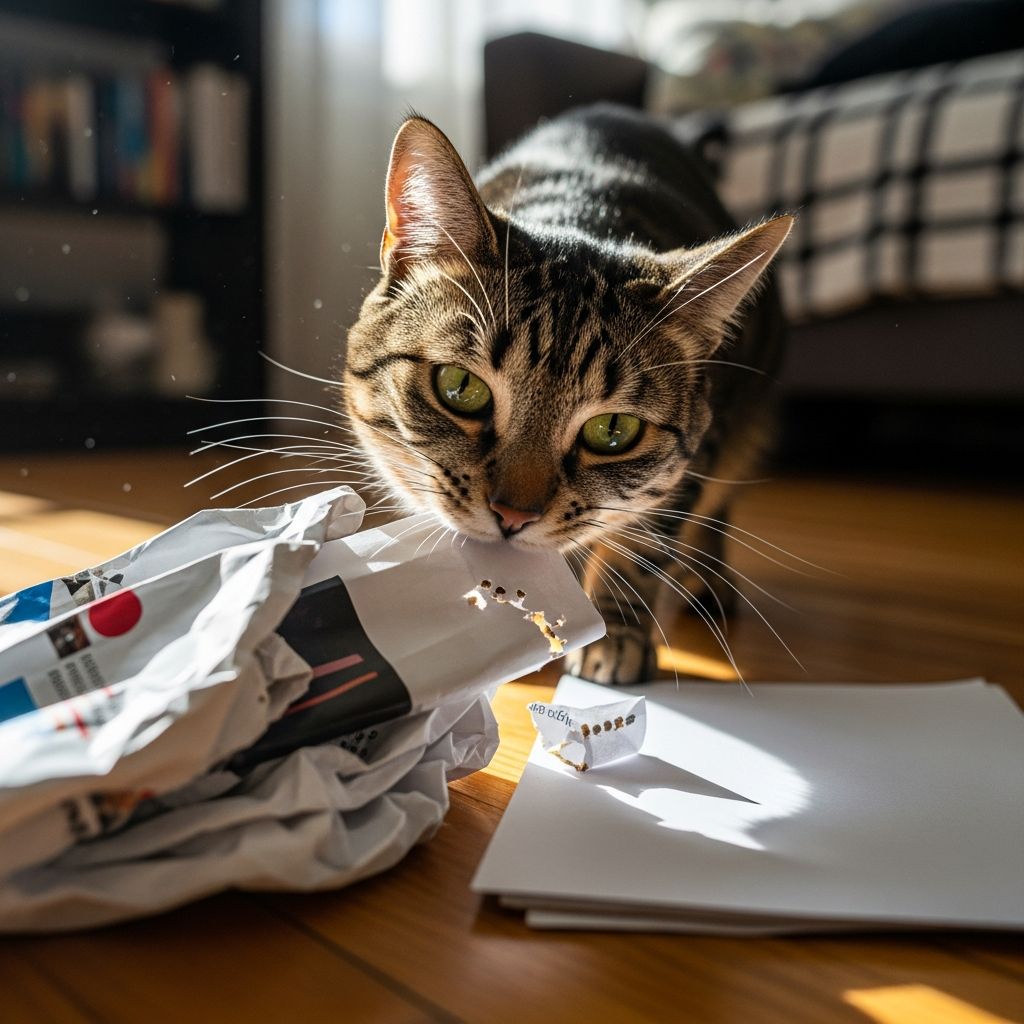 Why Does My Cat Eat And Chew Paper: 6 Practical Fixes Discover why your cat chews paper and how to stop this common behavior safely.