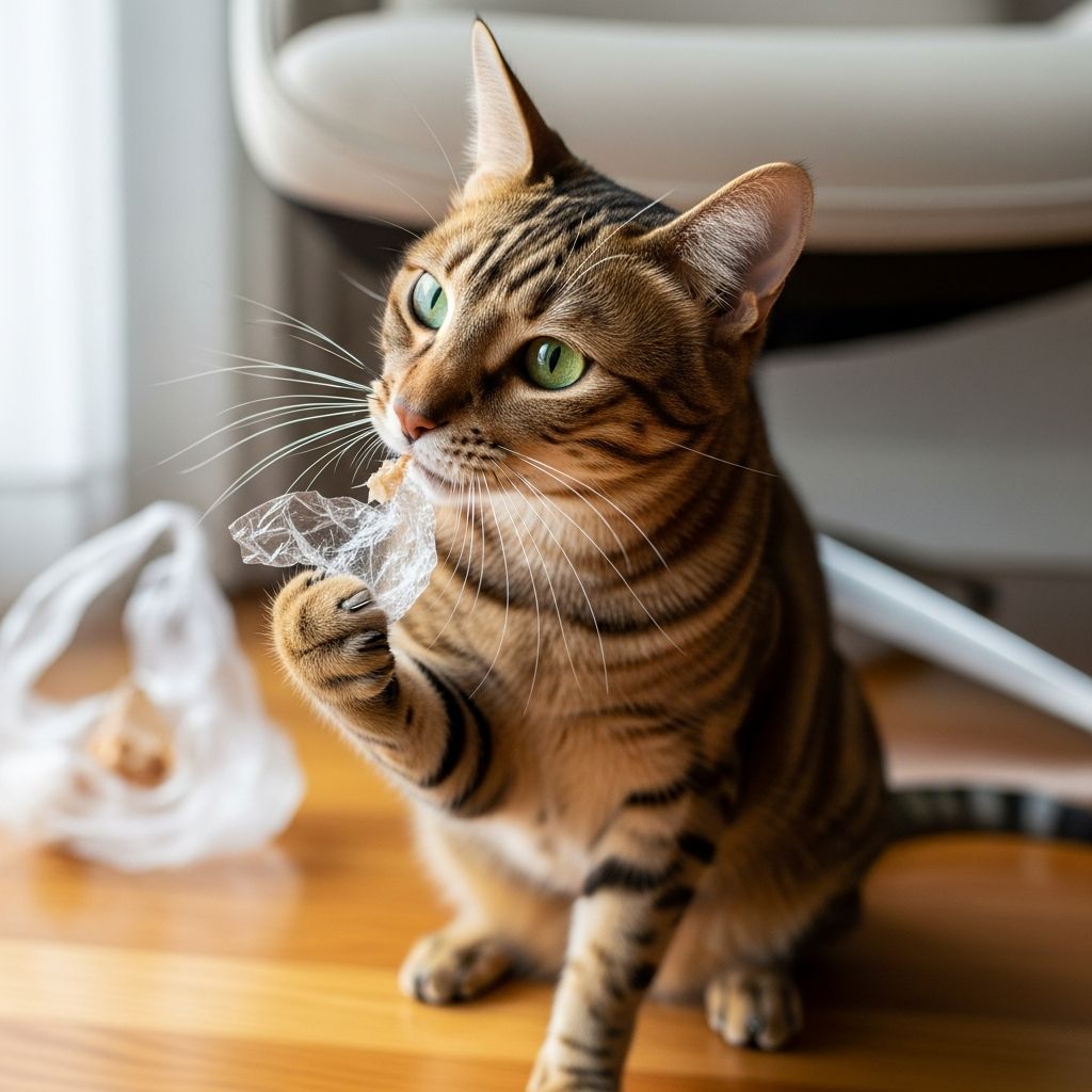 Why Does My Cat Eat Plastic? 10 Reasons And Prevention Tips Discover why cats chew plastic, from pica and nutritional gaps to boredom, plus expert tips to prevent dangers like blockages.