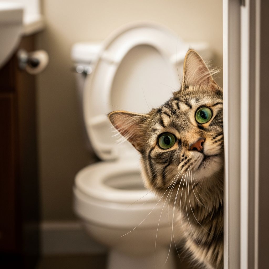Why Does My Cat Follow Me to the Bathroom? Discover the fascinating reasons behind your cat's bathroom habits and what it reveals about your bond.