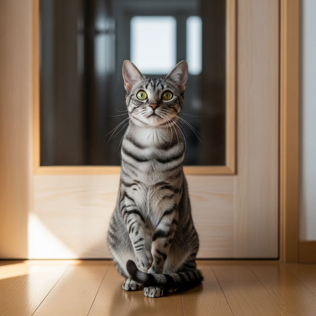 Discover the 6 vet-reviewed reasons behind your cat's door-guarding habit and how to address it effectively.