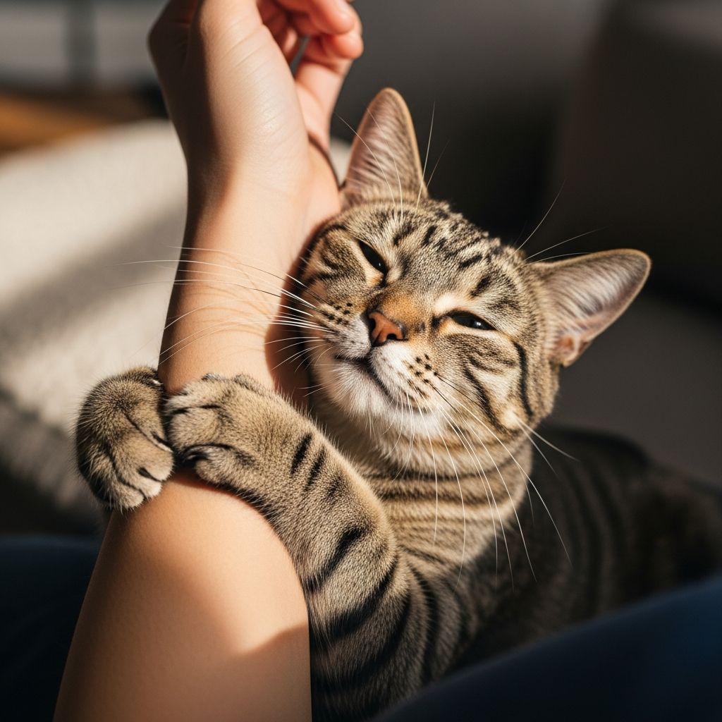 Why Does My Cat Hug My Arm? 4 Reasons & How to Respond Unravel the mystery behind your cat's arm-hugging habit: affection, play, or a gentle warning? Expert insights inside.