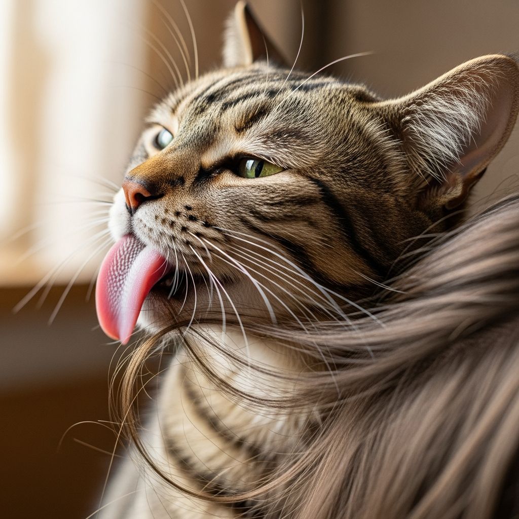 Uncover the affectionate, instinctual, and sometimes quirky reasons behind your cat's hair-licking habit and when to address it.