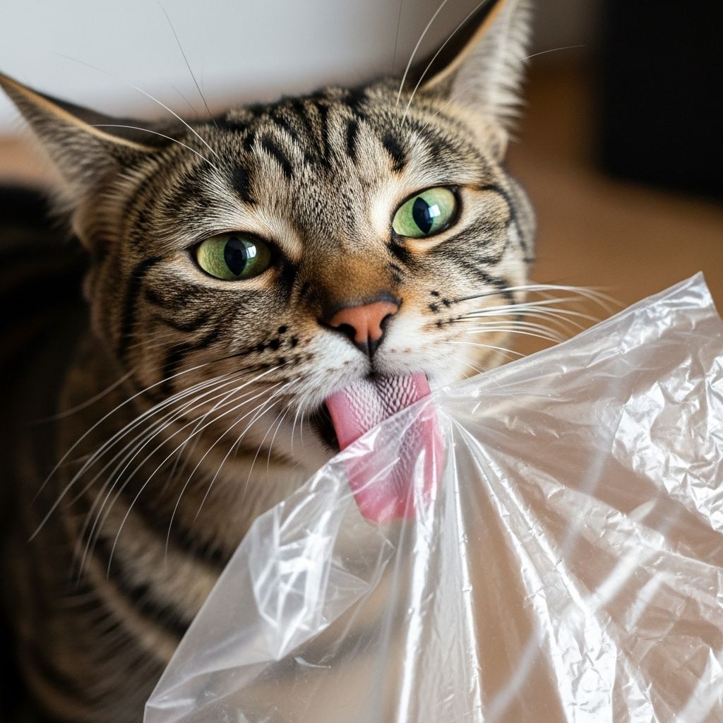 Uncover the reasons behind your cat's plastic-licking habit, from sensory appeal to health concerns, and learn safe ways to curb it.