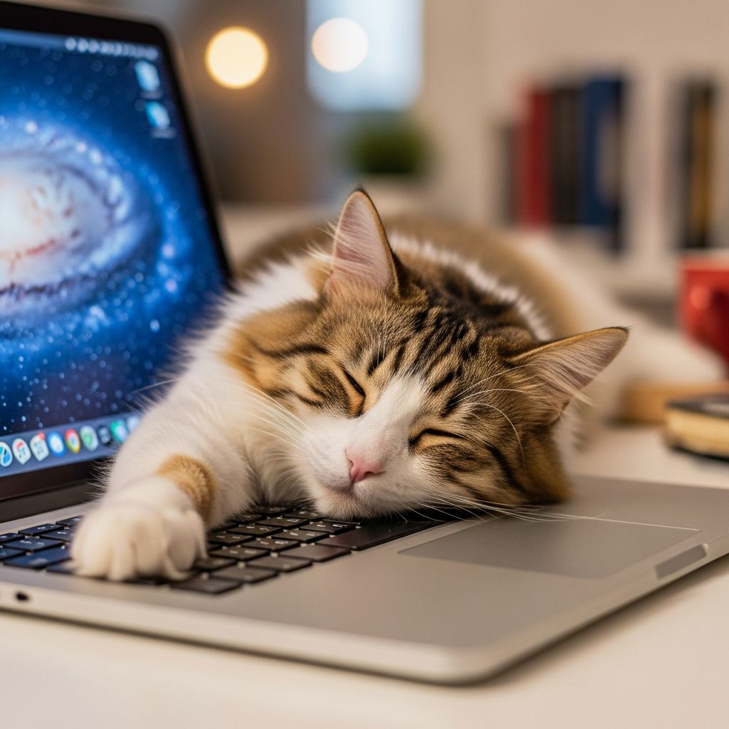 Discover the 3 vet-reviewed reasons your cat loves lounging on your laptop and how to manage this adorable habit.
