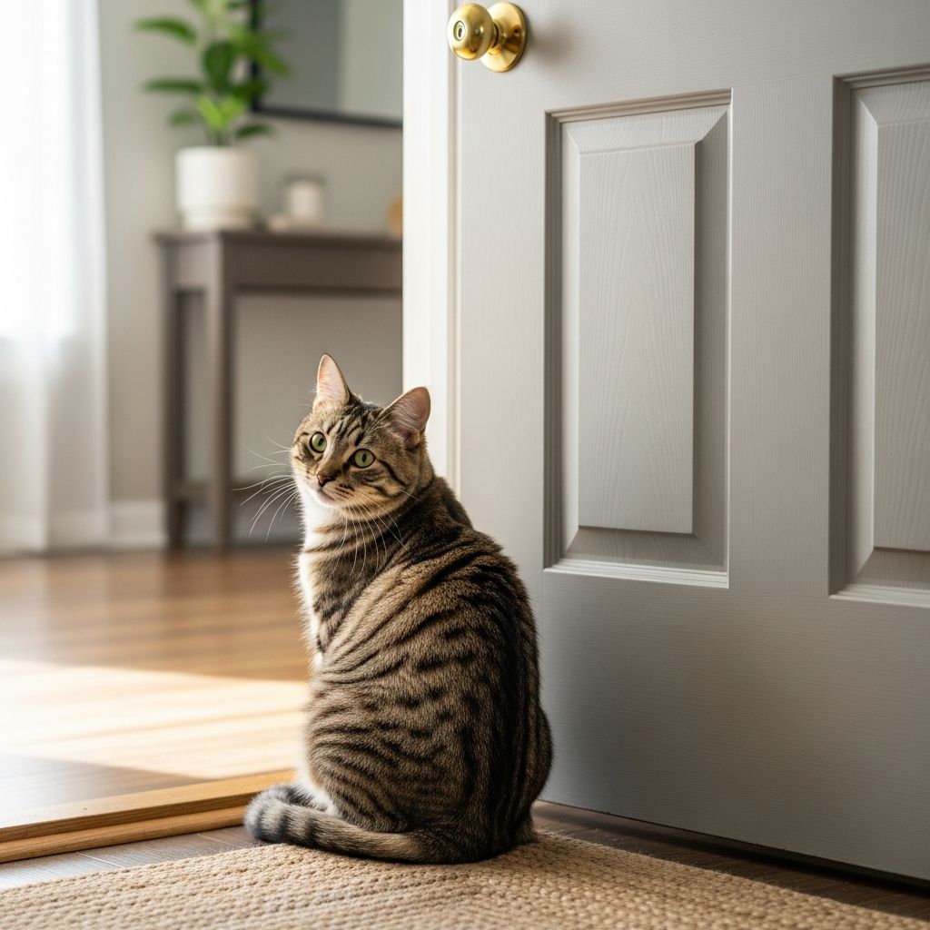 Why Does My Cat Sit by the Door: 10 Reasons Discover the 10 most common reasons why your cat sits by the door and what their behavior means.
